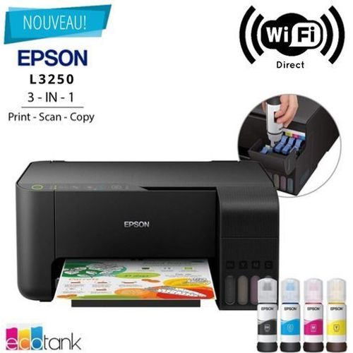 Imprimante Multifonction à Réservoirs rechargeables Epson EcoTank L3250